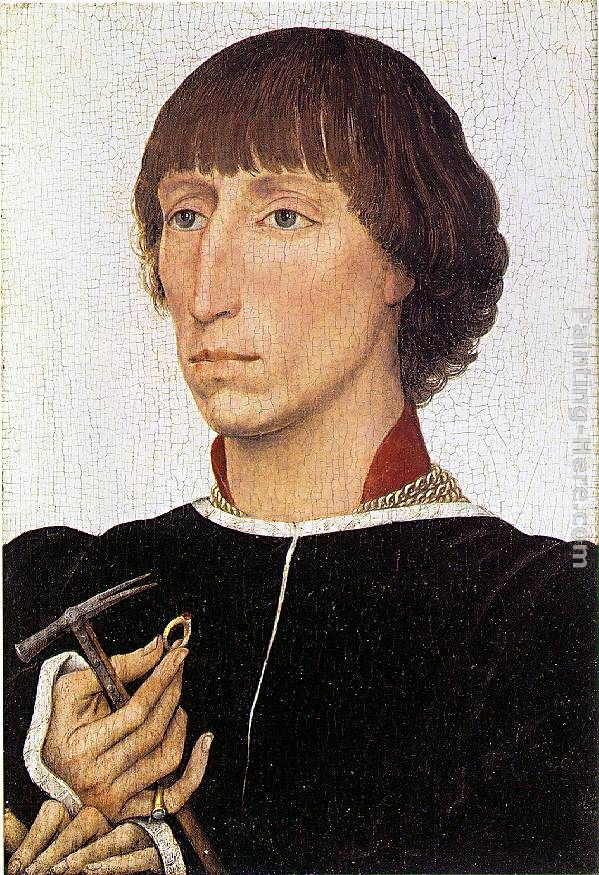 Francesco d'Este painting - Rogier van der Weyden Francesco d'Este art painting